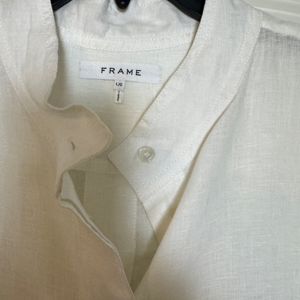 Frame Linen Camp Shirt - Picture 2 of 5